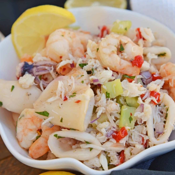 Italian Seafood Salad How To Make Seafood Salad