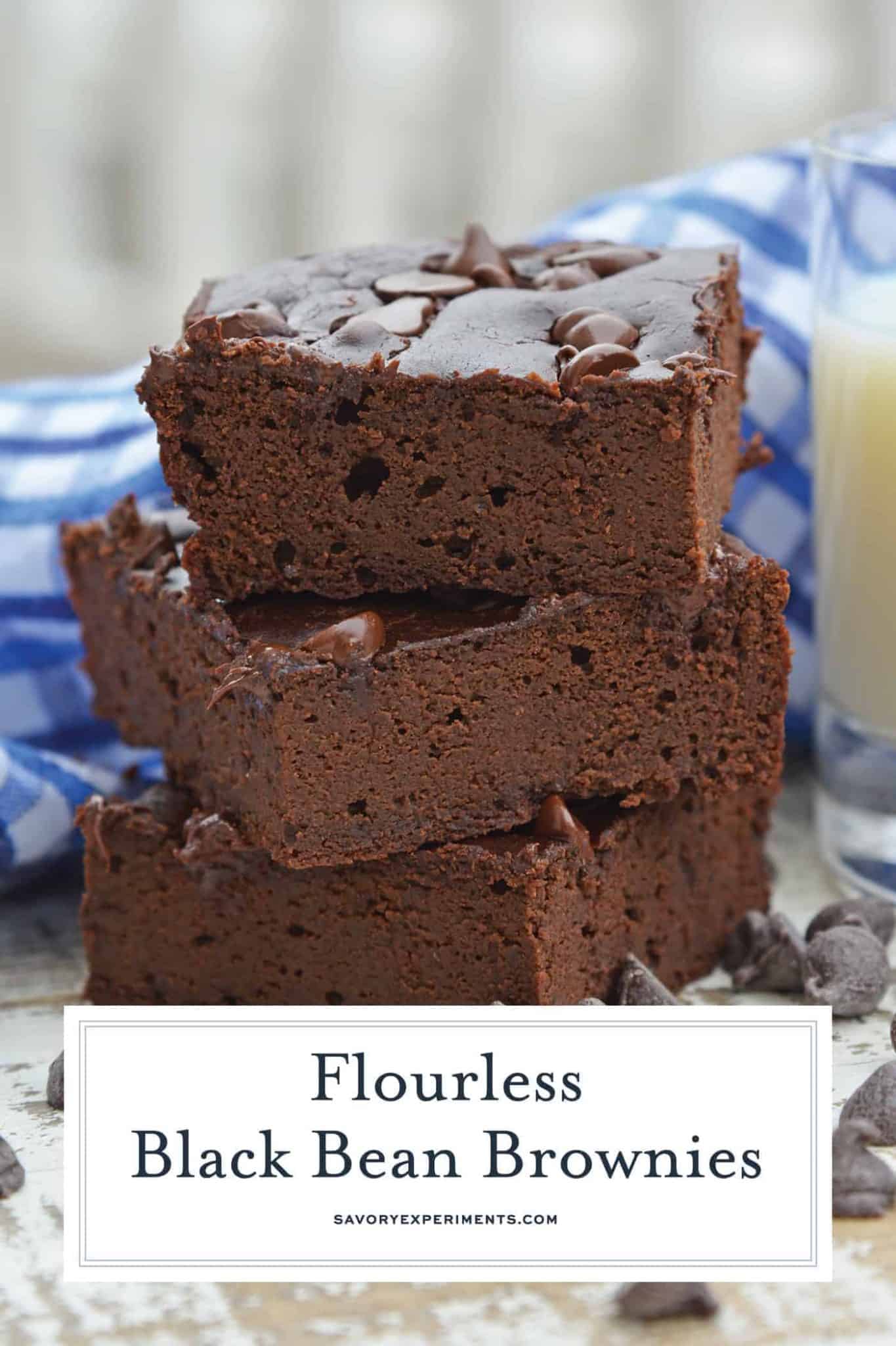 Flourless Black Bean Brownies Gluten Free Brownies