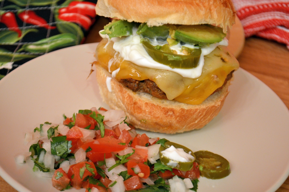 Mexican Taco Hamburgers - Savory Experiments