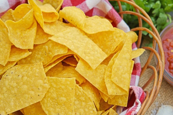 Tortilla Chips Recipe - Fresh and Warm Homemade Tortilla Chips