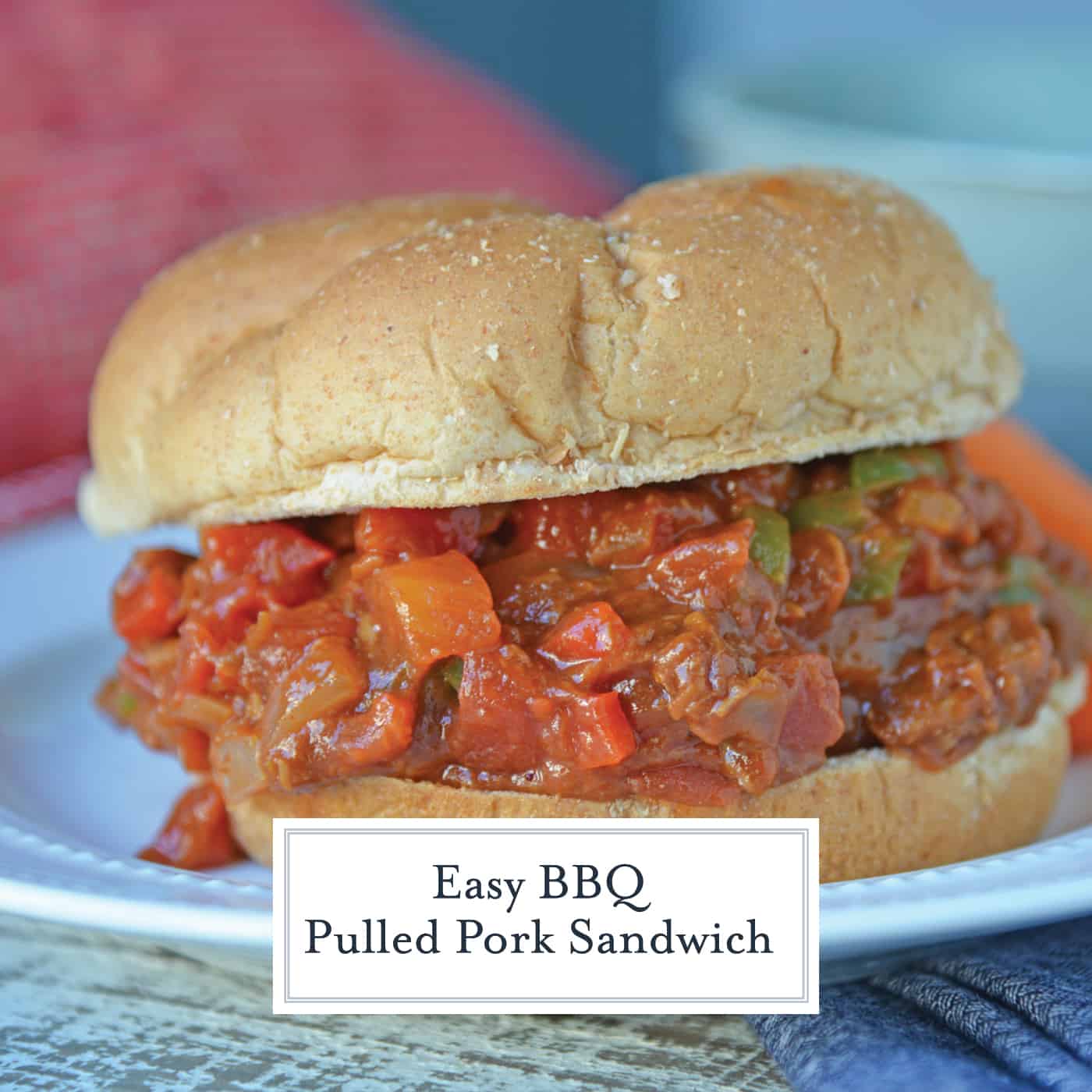 Easy BBQ Pulled Pork Sandwiches SemiHomemade and Veggie Packed