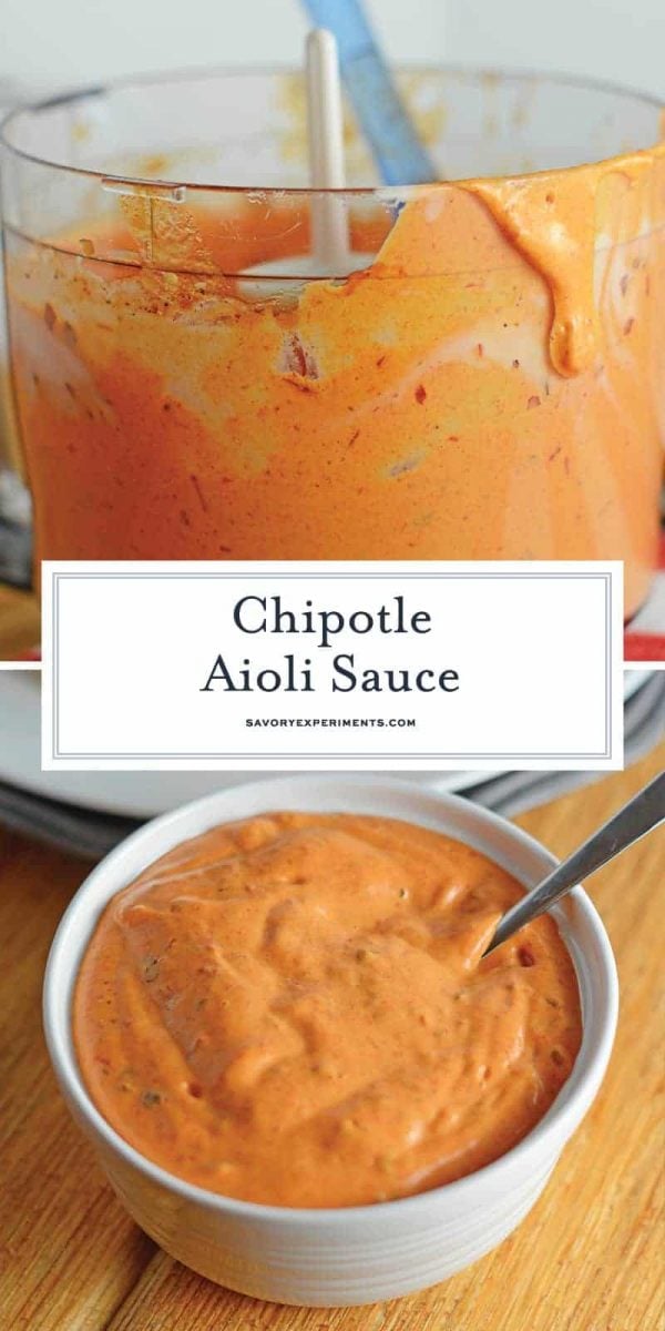 SPICY Chipotle Aioli Recipe - Chipotle Mayo with 5 Ingredients!