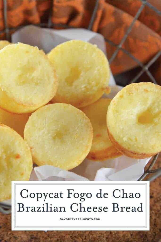Fogo de Chao Bread + VIDEO - Pao de Queijo Brazilian Cheese Bread
