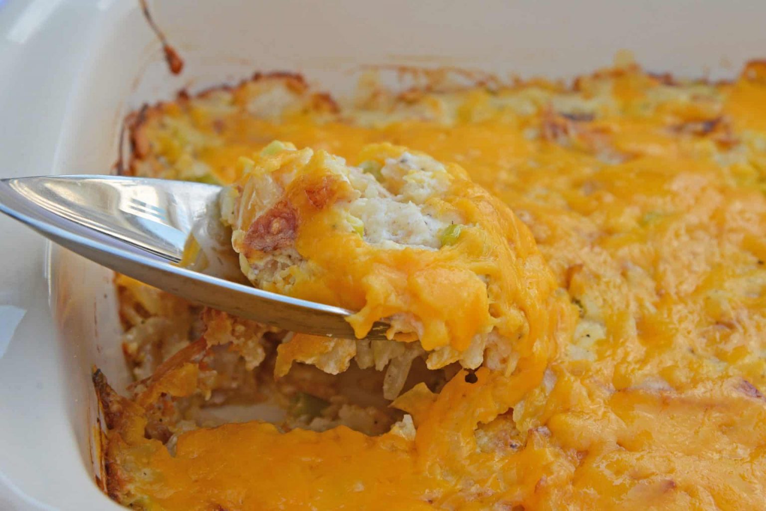 BEST Hash Brown Casserole (Funeral Potatoes, Cheesy Potatoes)