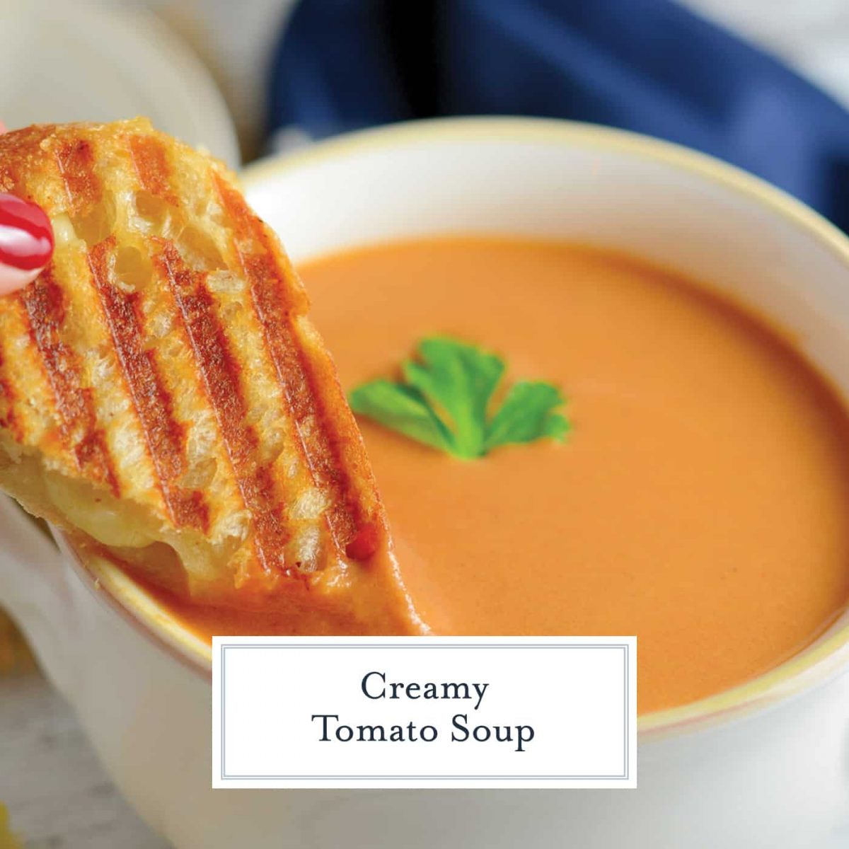 Homemade Tomato Soup | Thick, Creamy Tomato Soup Recipe