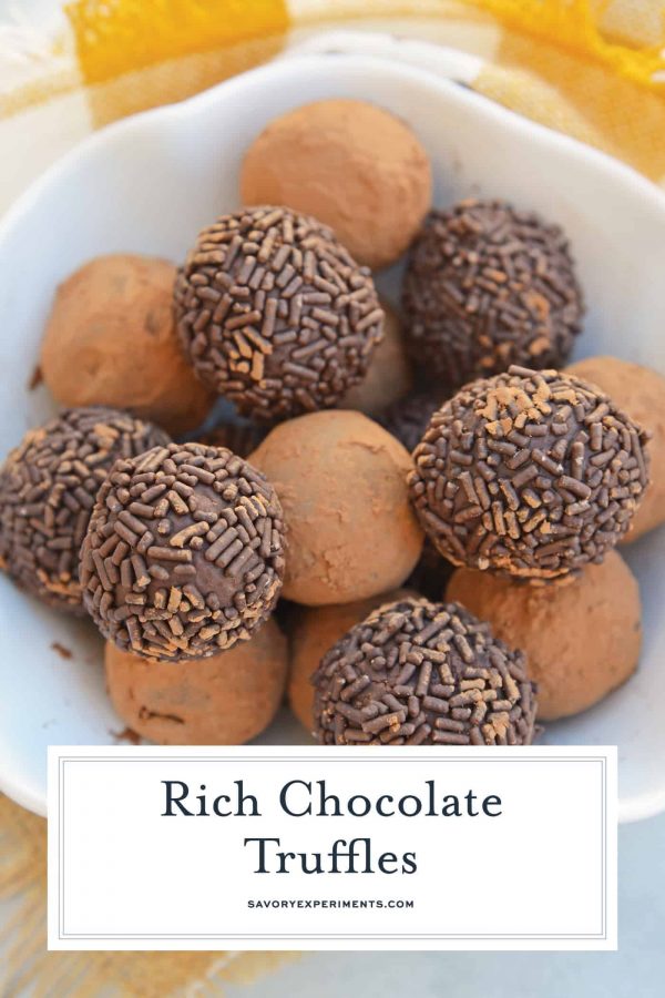 Easy Chocolate Truffles - Truffles using Condensed Milk