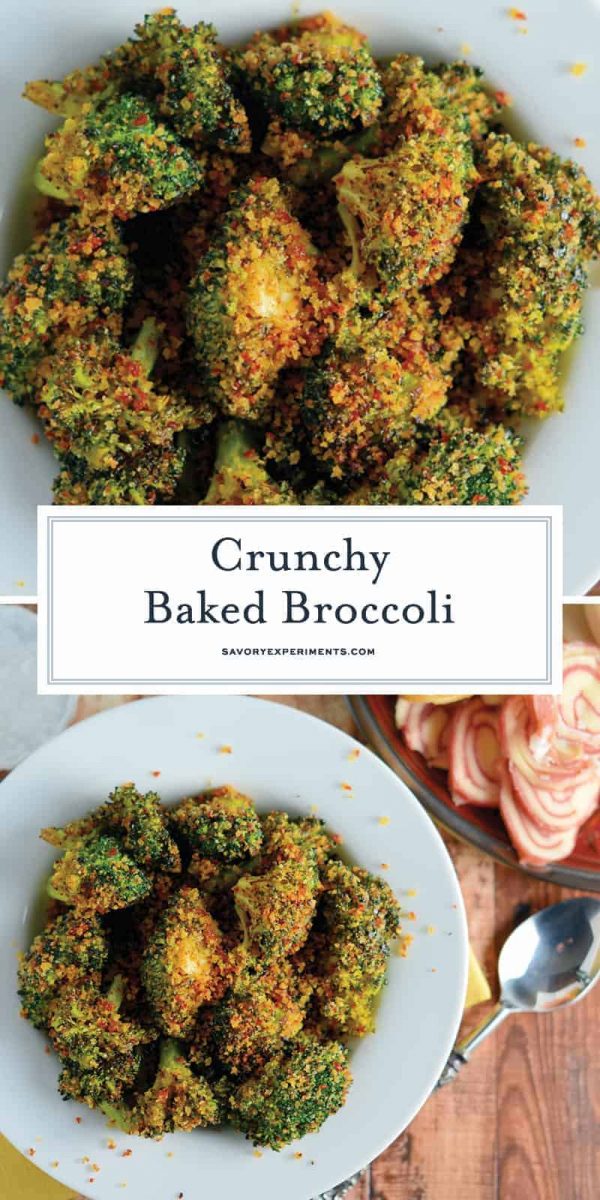 Crunchy Baked Broccoli - A Oven Baked Broccoli Recipe