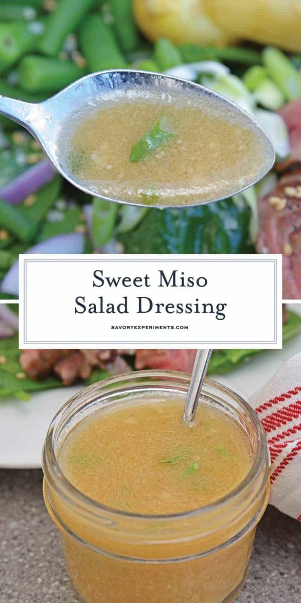 Sweet Miso Ginger Dressing - A Yummy Japanese Ginger Dressing