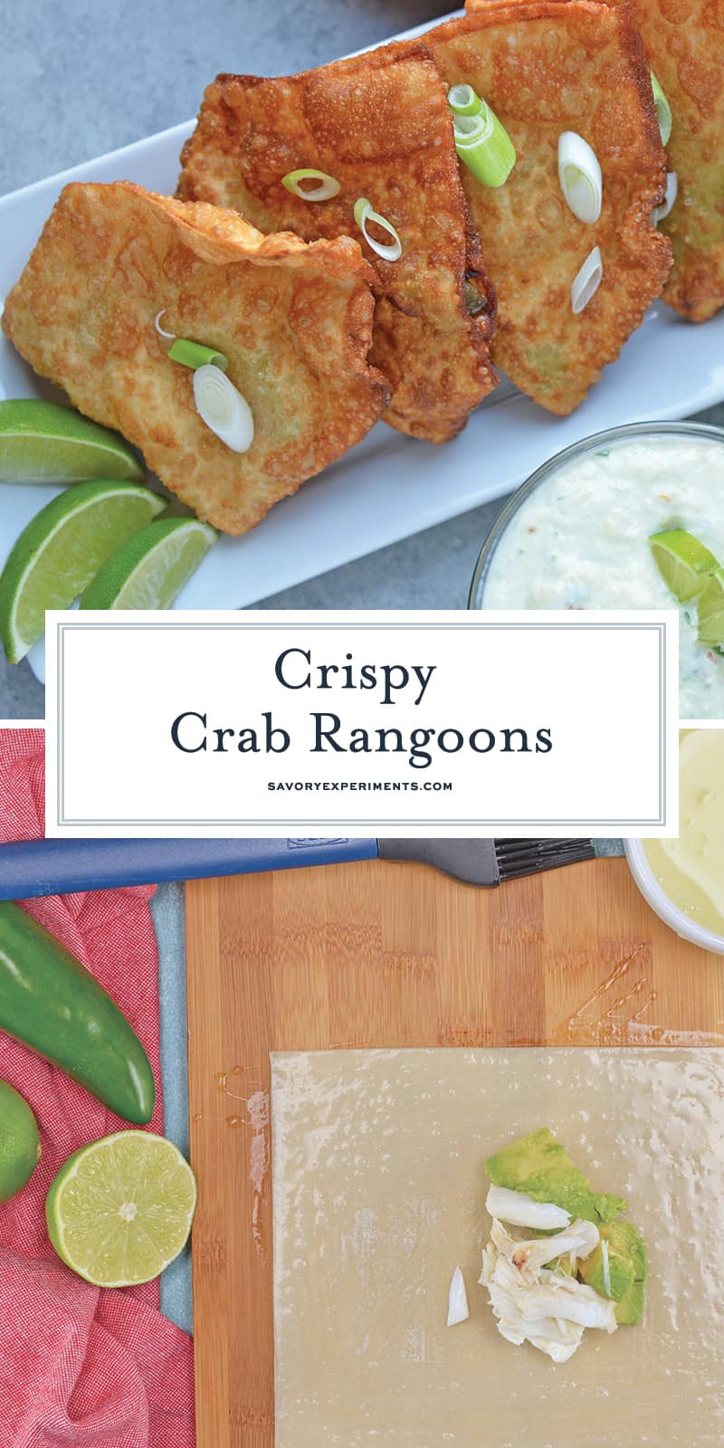 Avocado And Crab Rangoon - Crab Wontons With Cream Cheese