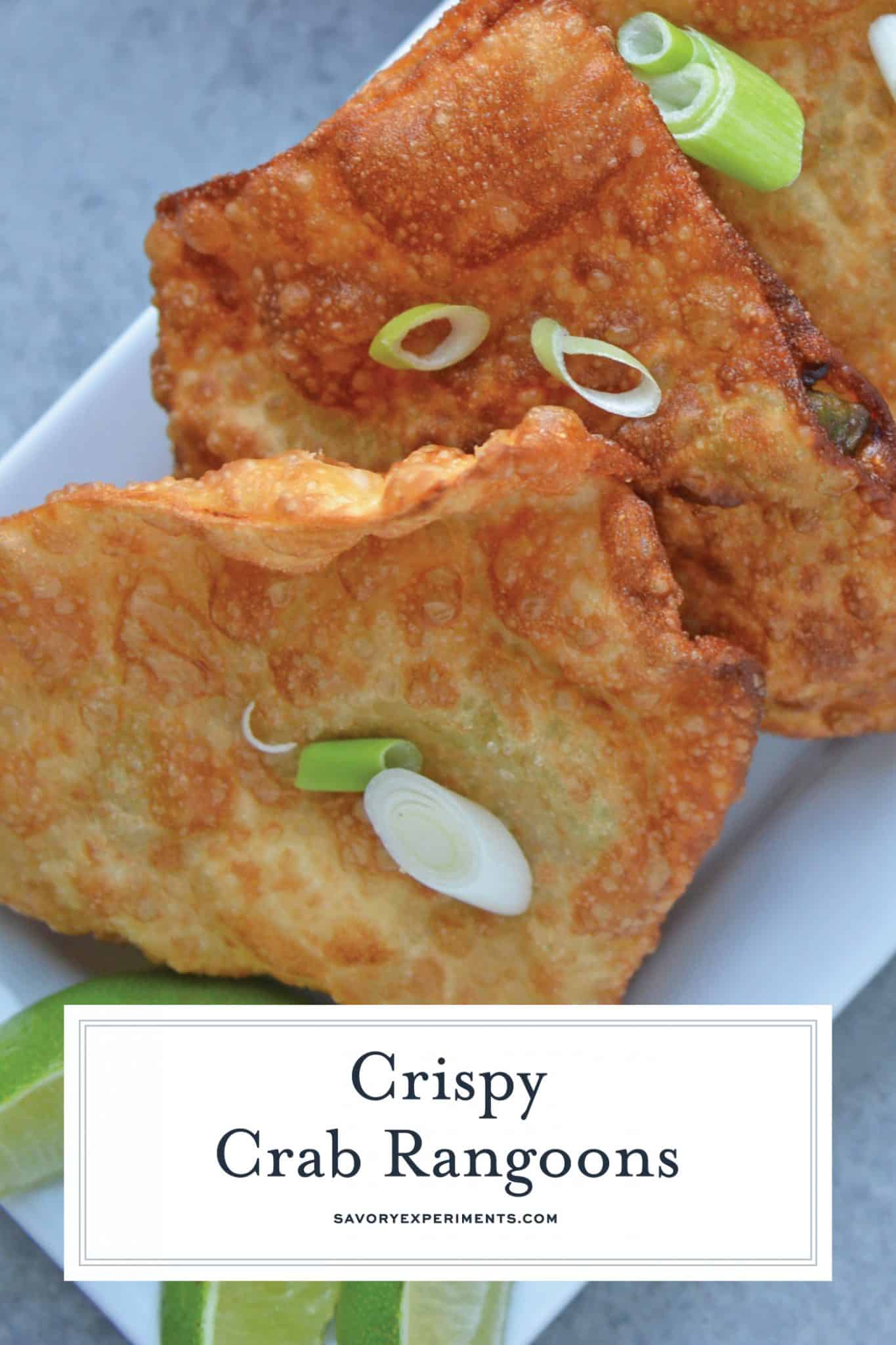 Avocado and Crab Rangoon - Crab Wontons with Cream Cheese