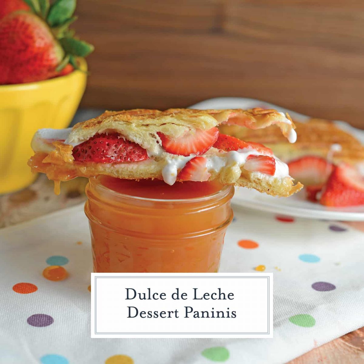 Dulce de Leche Dessert Panini - A Delicious Dessert Sandwich