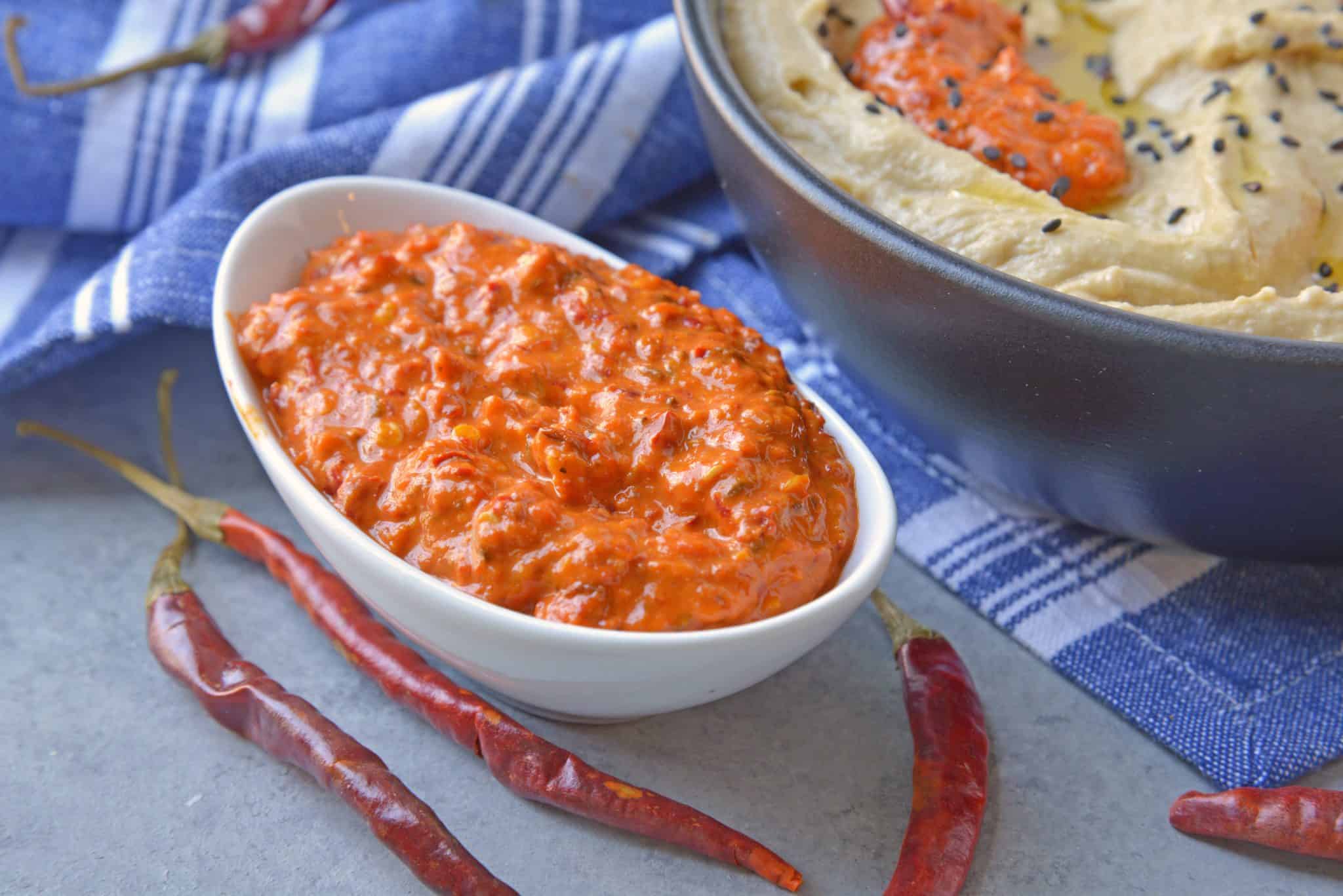 EASIEST Harissa Sauce Recipe: Only 7 Ingredients + 5 Mins!