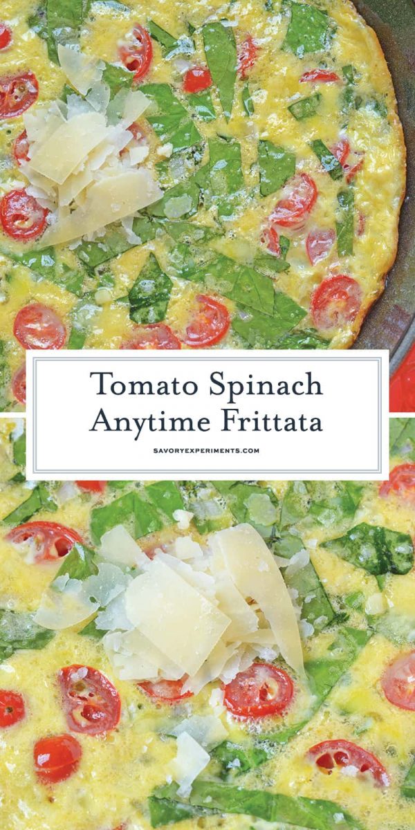 Tomato Spinach Frittata - A Yummy Breakfast Frittata Recipe