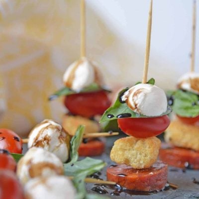 Caprese Skewers - Fresh Caprese Appetizer Recipe