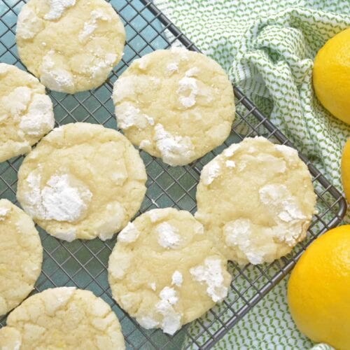 Lemon Cooler Cookies + VIDEO | Delicious Lemon Sugar Cookies