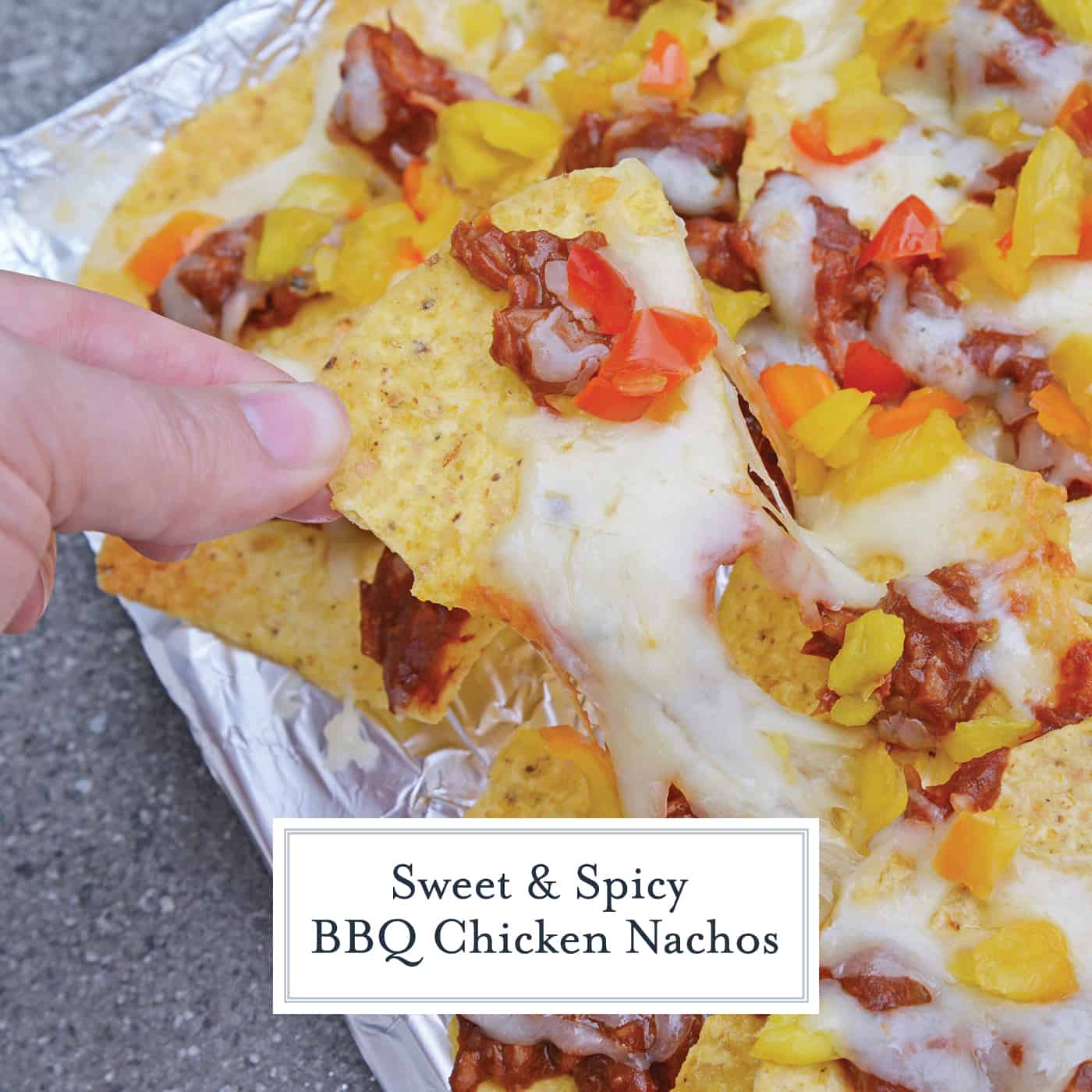 BBQ Chicken Nachos - An Easy Homemade Nachos Recipe