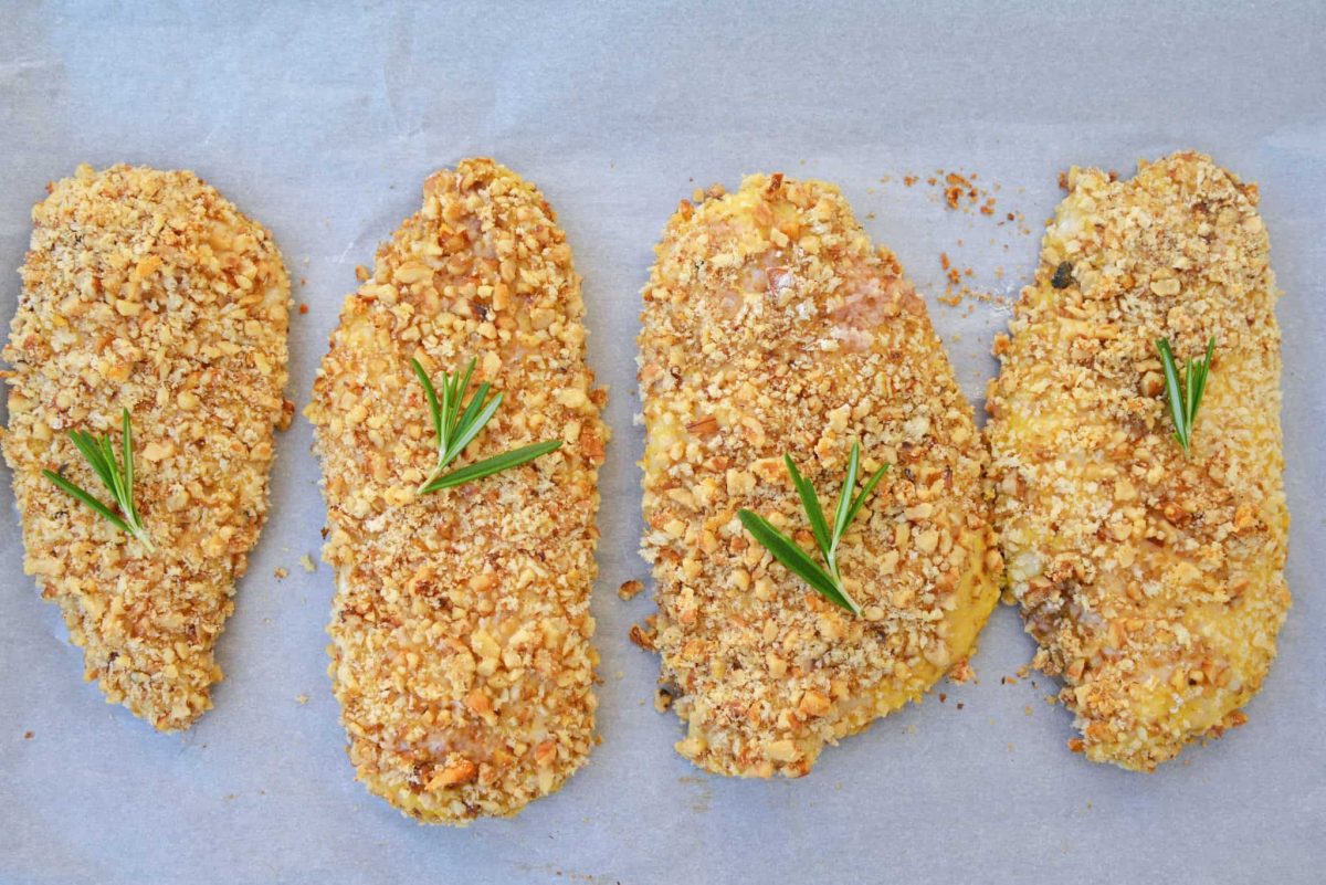 Walnut Crusted Chicken Crispy Oven Baked Chicken 5437