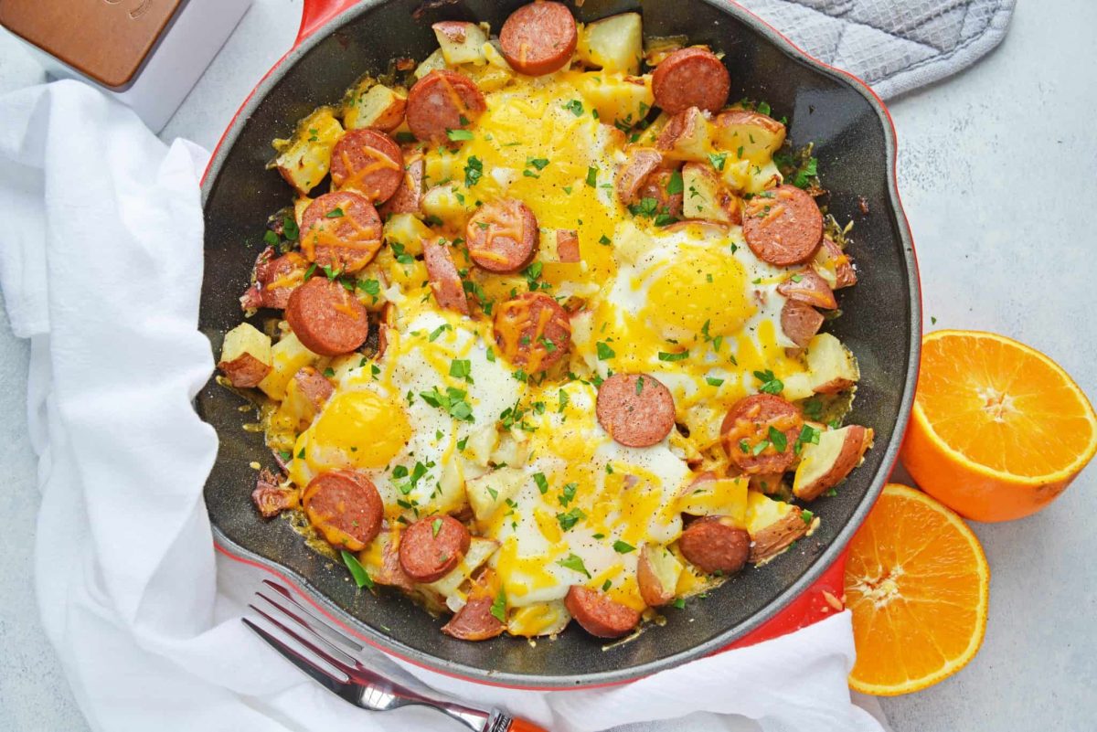 Sausage and Egg Skillet - A Breakfast Skillet Recipe