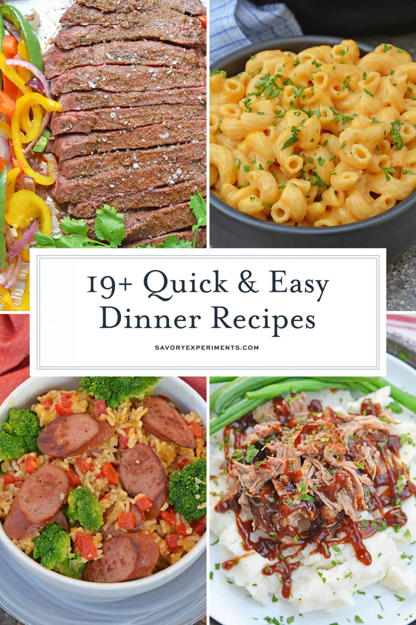 23 Quick And Easy Meals Meals In 30 Minutes Or Less