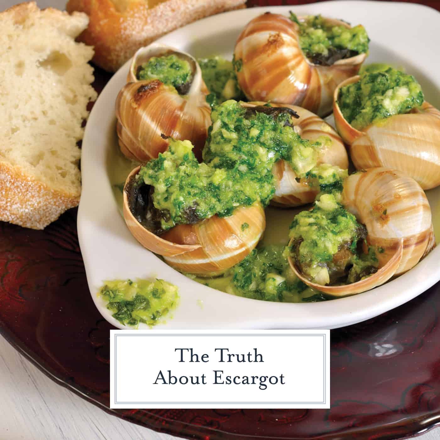 Traditional Escargots recipe with red sauce