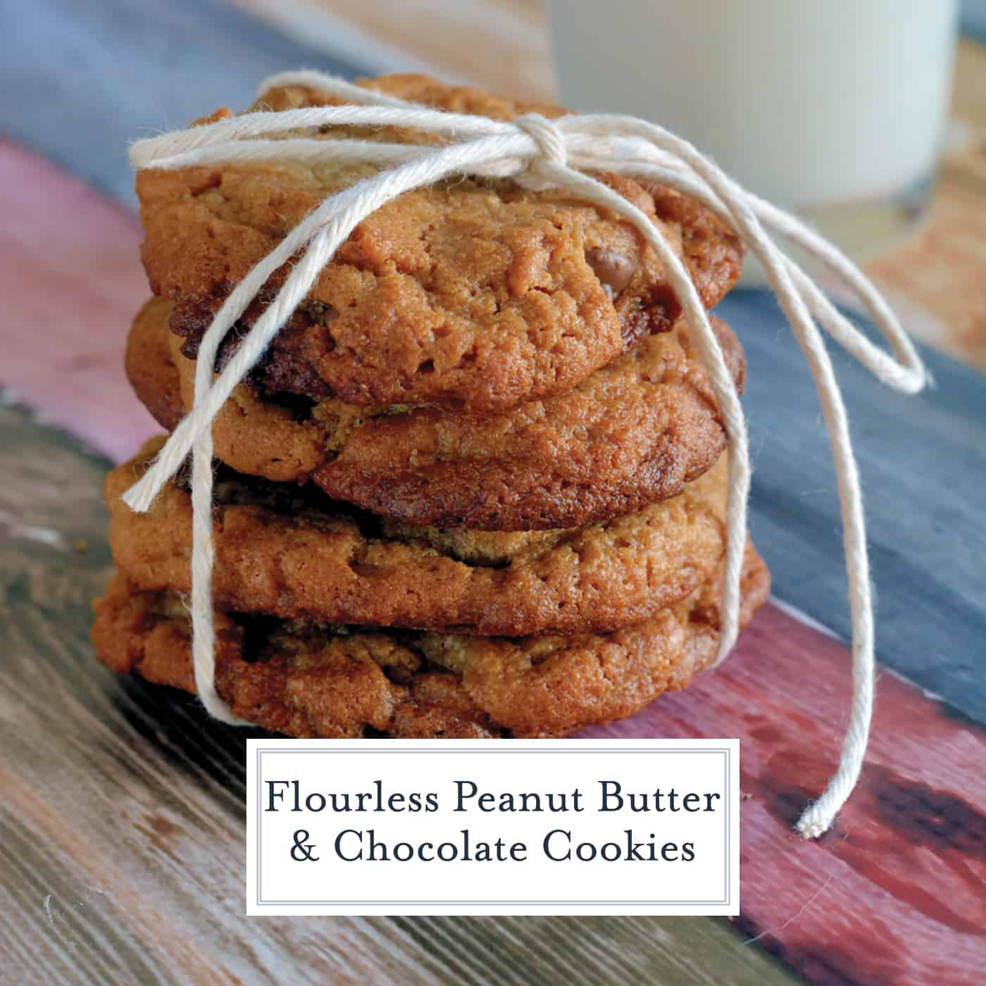 Flourless Peanut Butter Chocolate Chip Cookies- Flourless Cookie Recipe