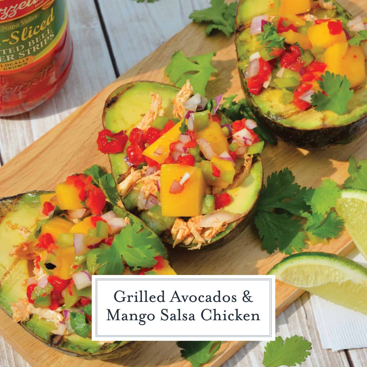 Grilled Avocados With Mango Salsa Chicken Easy Healthy