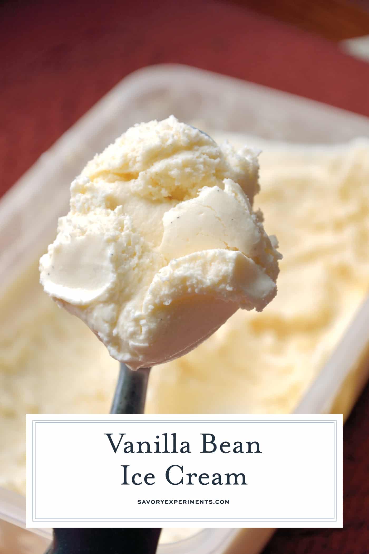 Vanilla Bean Ice Cream | Homemade Vanilla Ice Cream