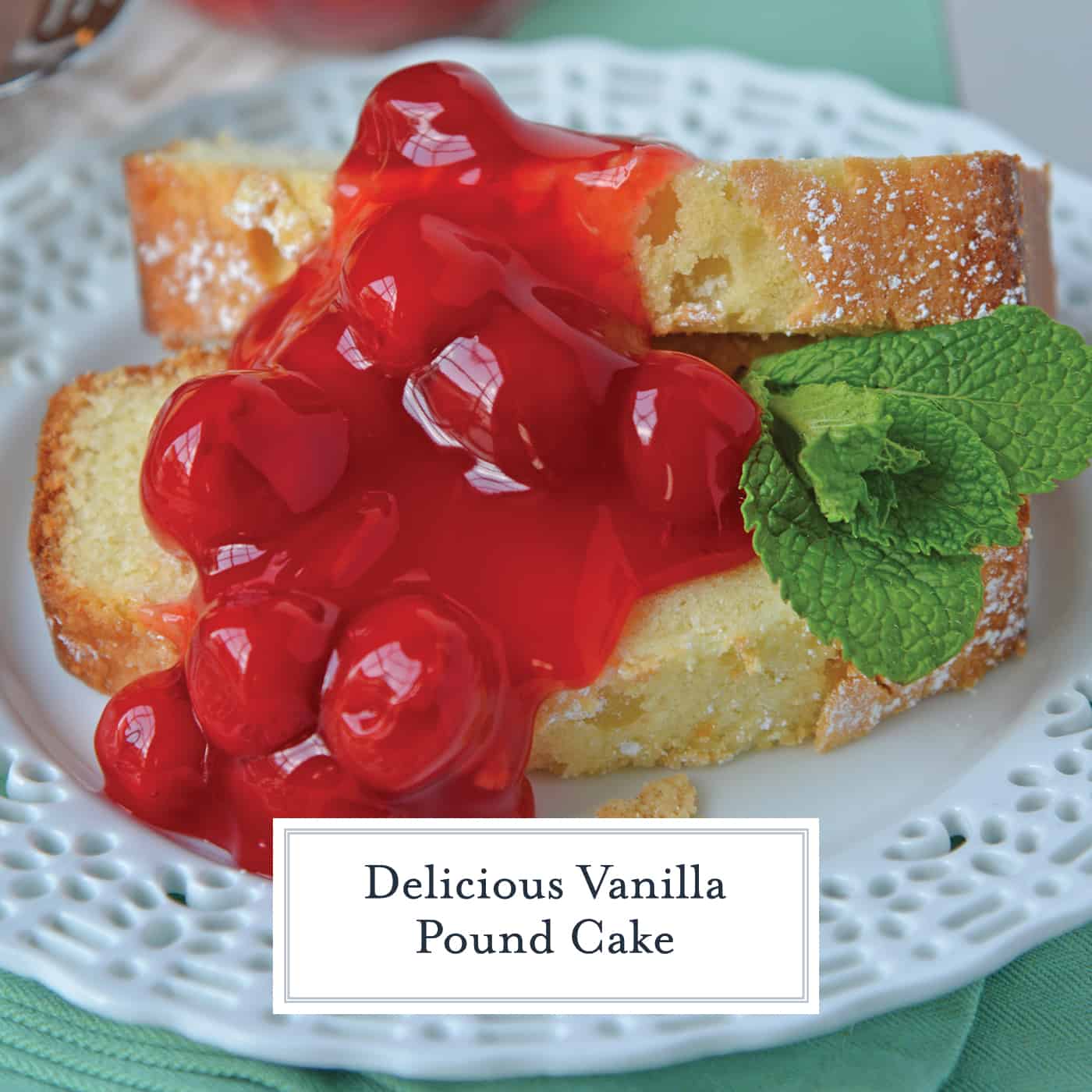 Vanilla Pound Cake + VIDEO- Buttery Classic Pound Cake Recipe