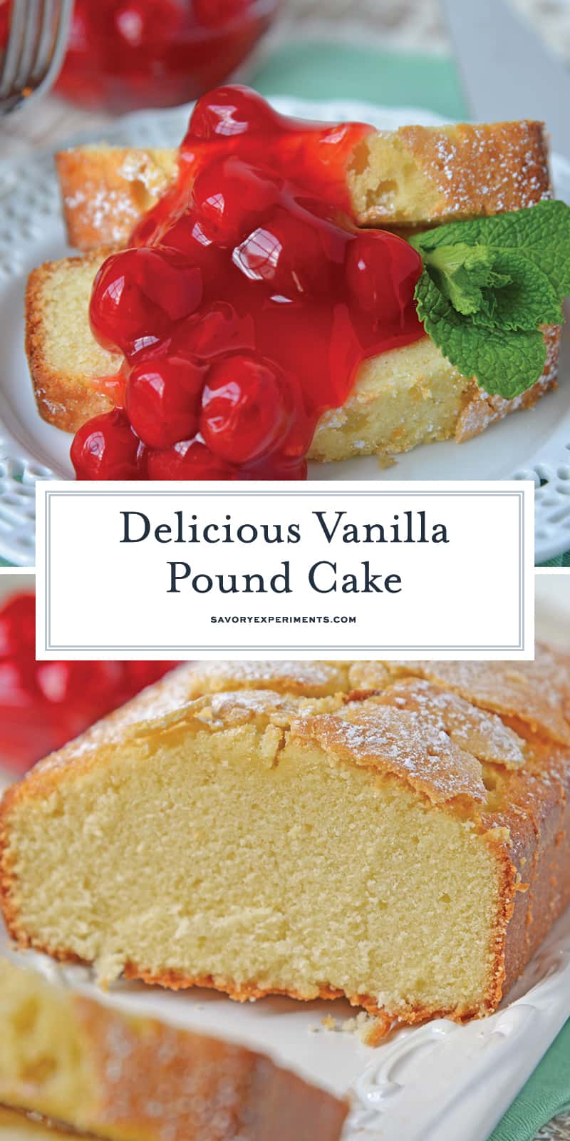 Vanilla Pound Cake Recipe - Striped Spatula