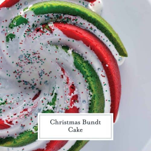 Christmas Bundt Cake | A Festive Red and Green Holiday Cake!