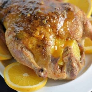 Crispy Duck A L’Orange Recipe- You won’t believe how easy this dish really is! Classic crispy duck a l'orange makes for a perfect holiday or special event dinner. Super juicy and flavorful meat with a crispy, seasoned skin.