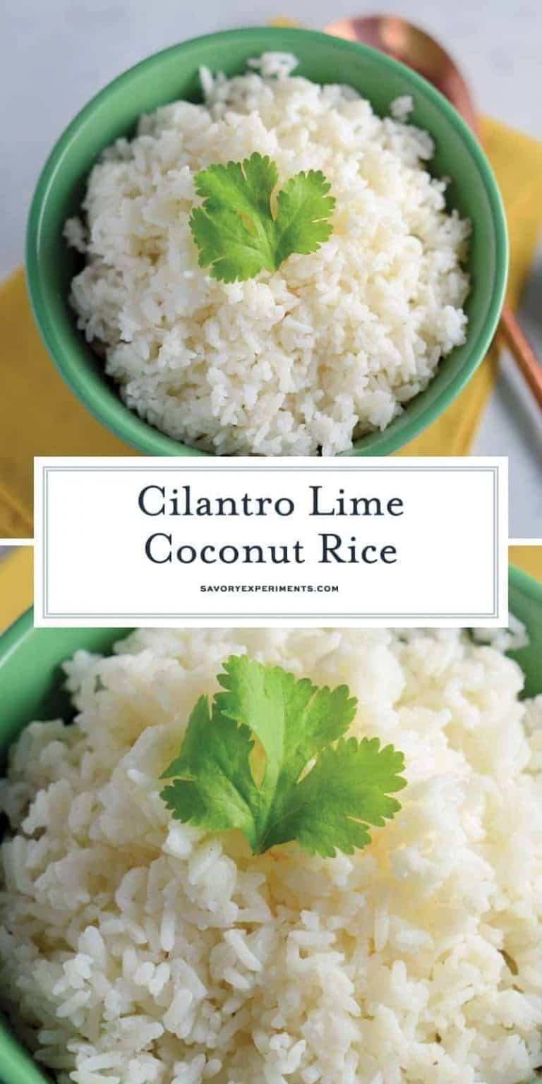 Cilantro Lime Coconut Rice - Tasty Sticky Rice Recipe