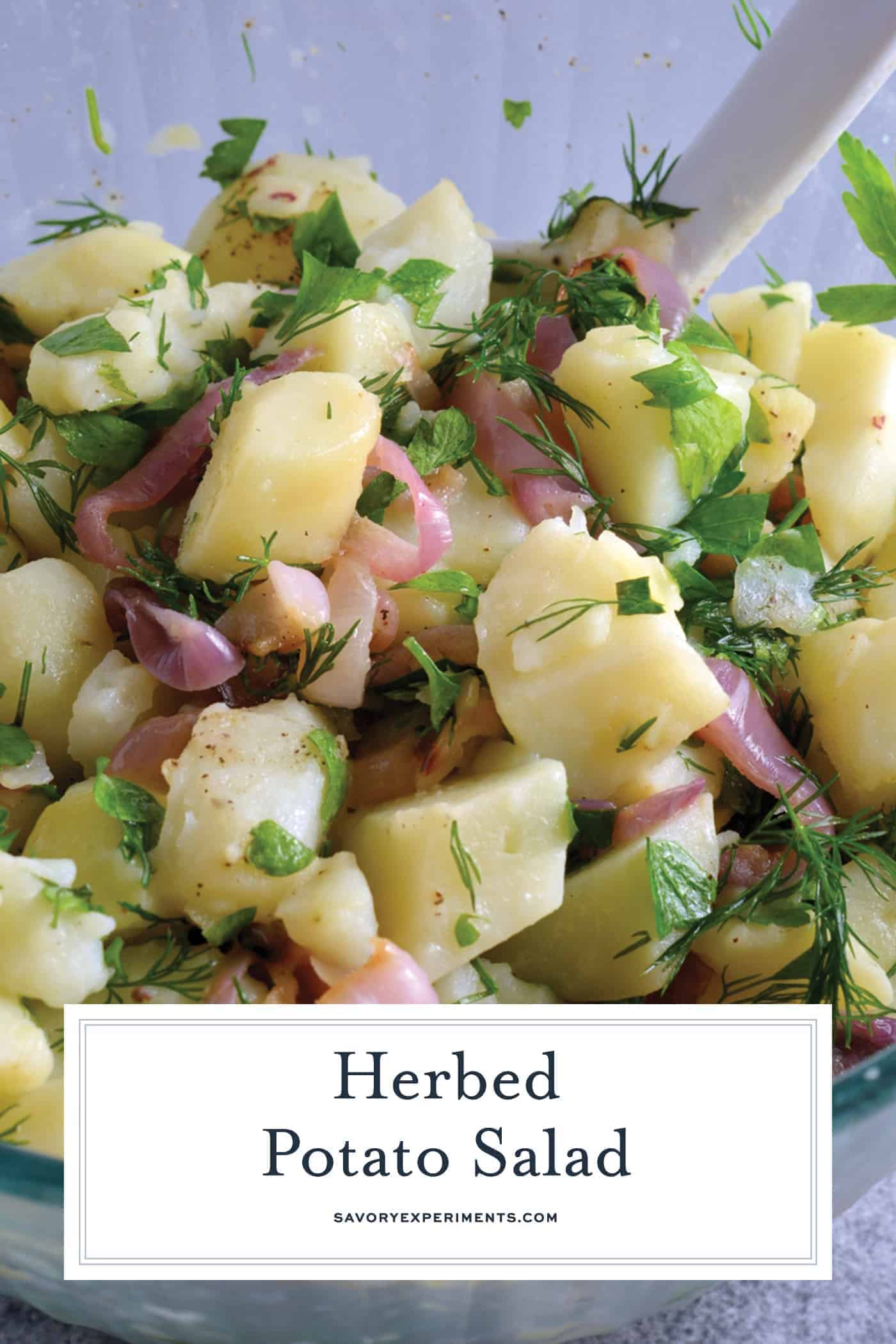 Herbed Potato Salad Savory Experiments