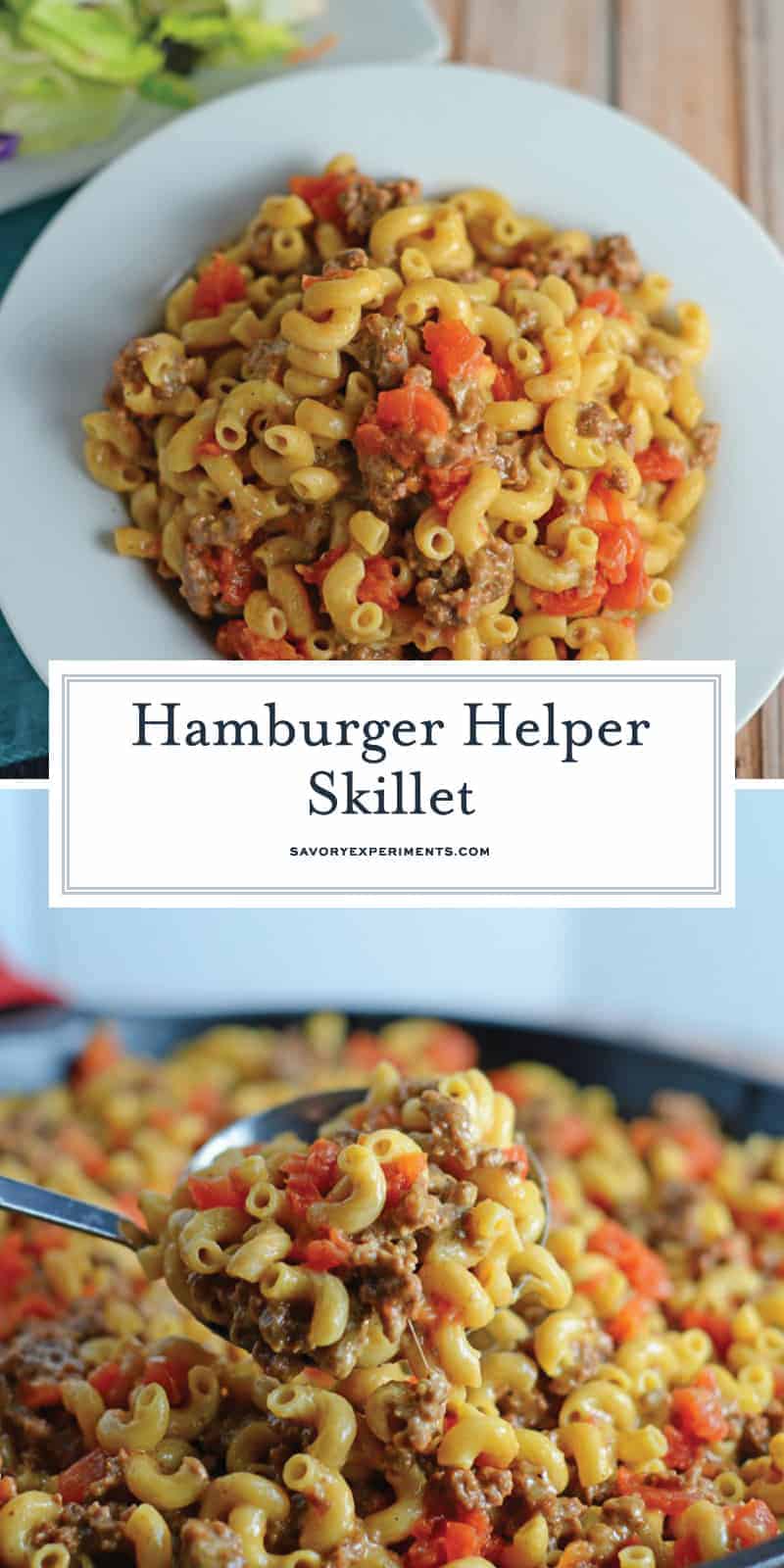 Hamburger Helper Skillet | A Cheesy One-Dish Meal