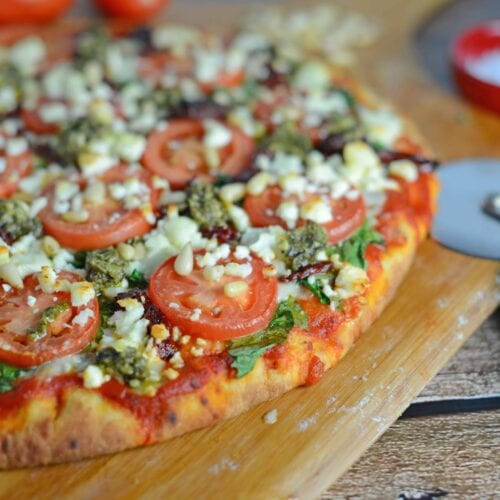 Tomato Pesto Pizza - Savory Experiments