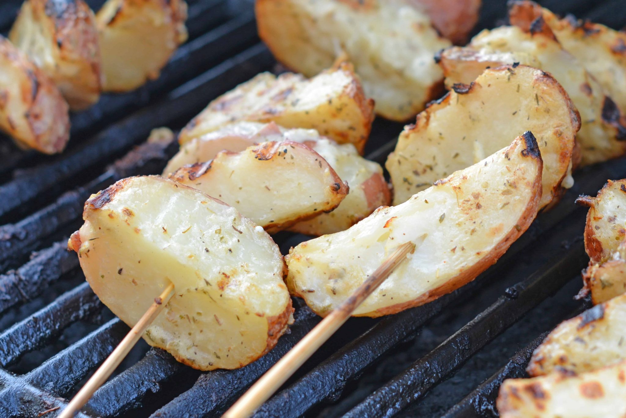 Herb Grilled Potatoes - How to Cook Potatoes on the Grill