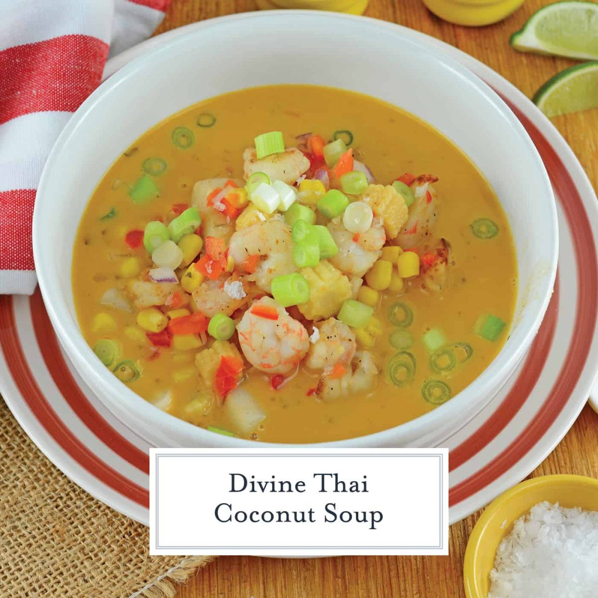 Thai Coconut Soup Easy Seafood Soup Recipe using Coconut Milk