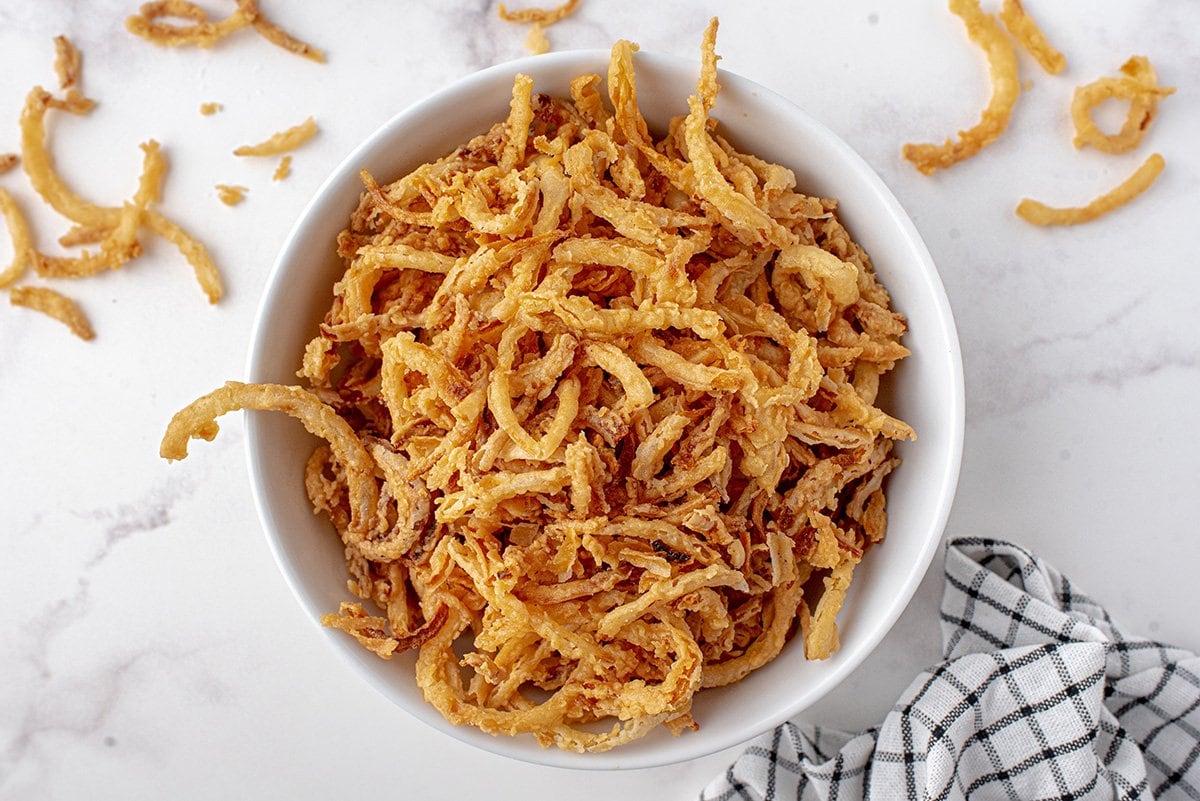 Copycat French's Fried Onions From Scratch - Served From Scratch