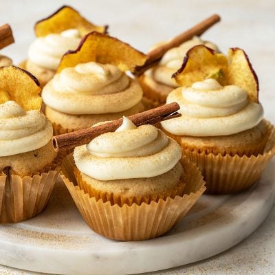 Homemade Spice Cupcakes W/ Cream Cheese Frosting