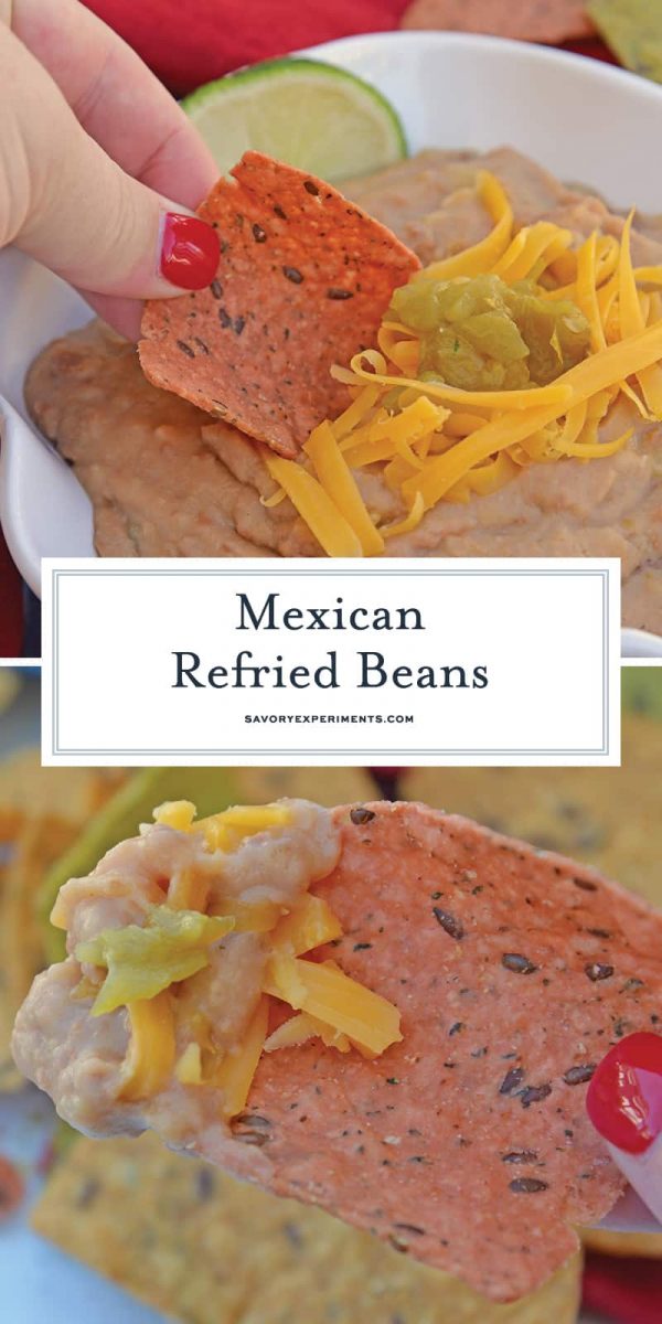 Mexican Refried Beans - Homemade Refried Beans Recipe