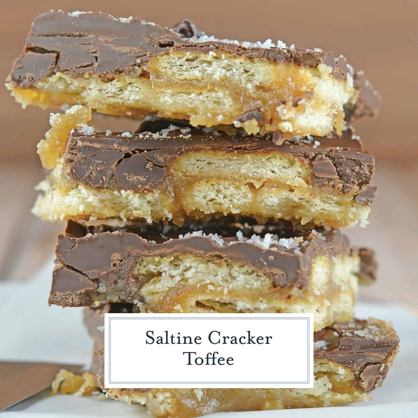 Saltine Cracker Toffee Easy Butter Toffee On Ritz Crackers