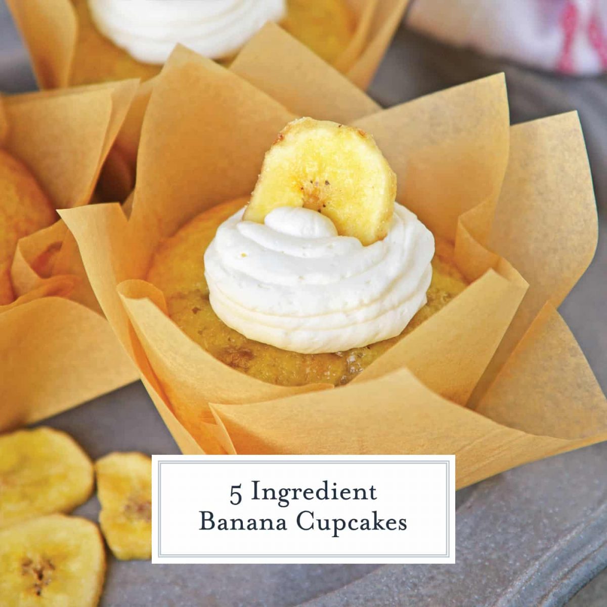 5 Ingredient Banana Cupcakes Easy Cupcake Recipe