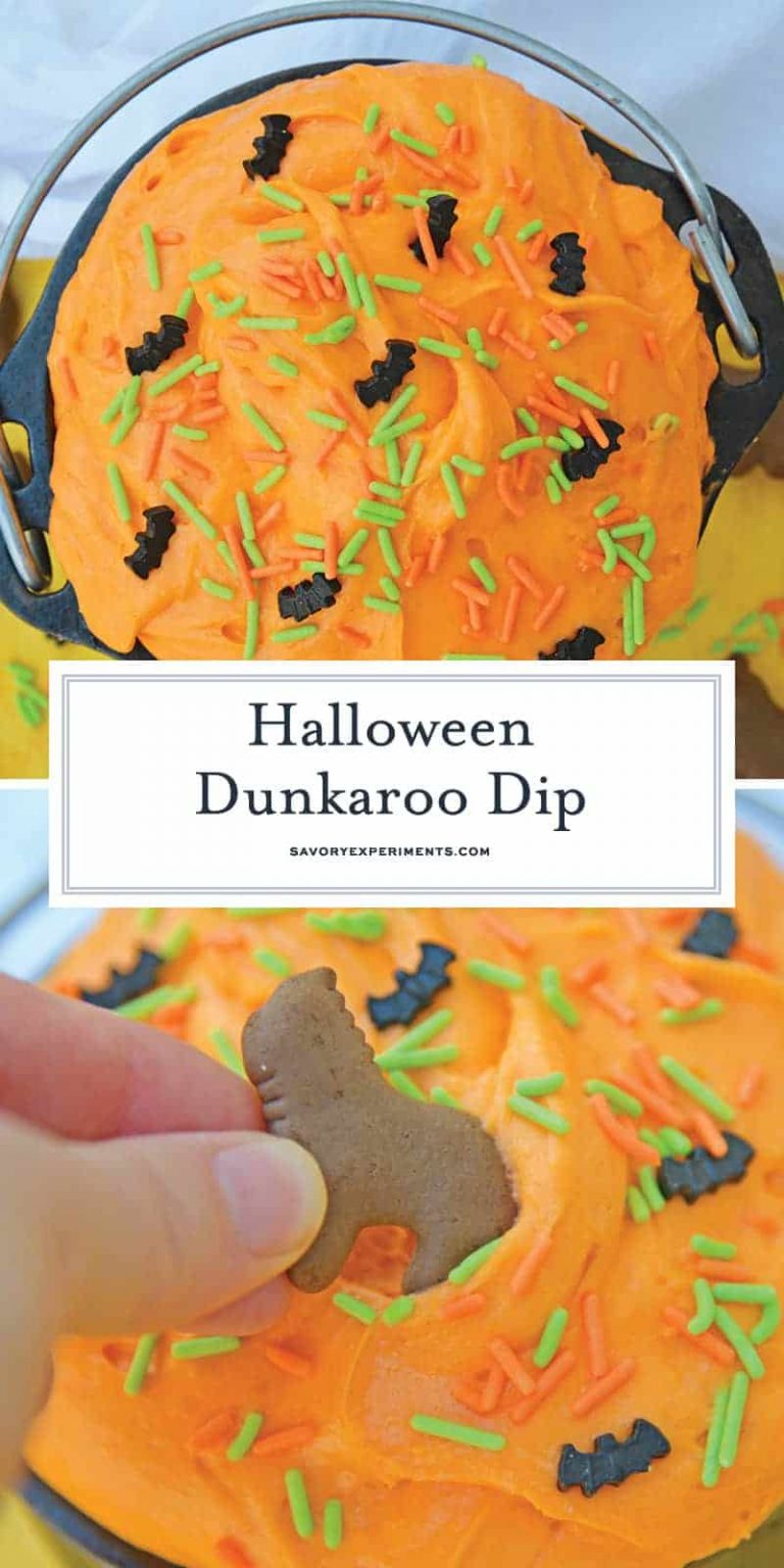 Halloween Dunkaroo Dip Recipe: No Cook & 3 Ingredients!