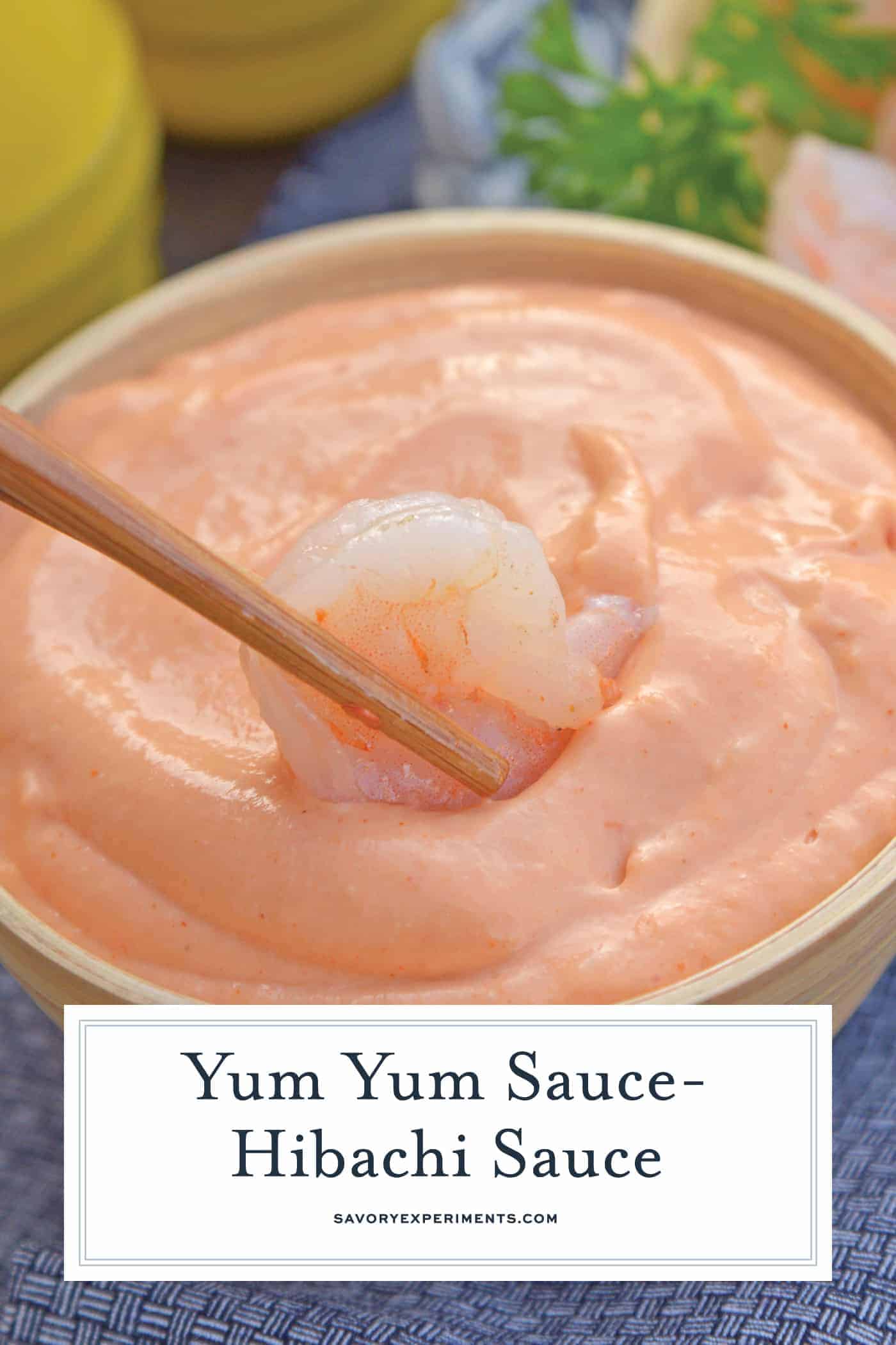 3- Minute Homemade Yum Yum Sauce Recipe + VIDEO - Hibachi Sauce
