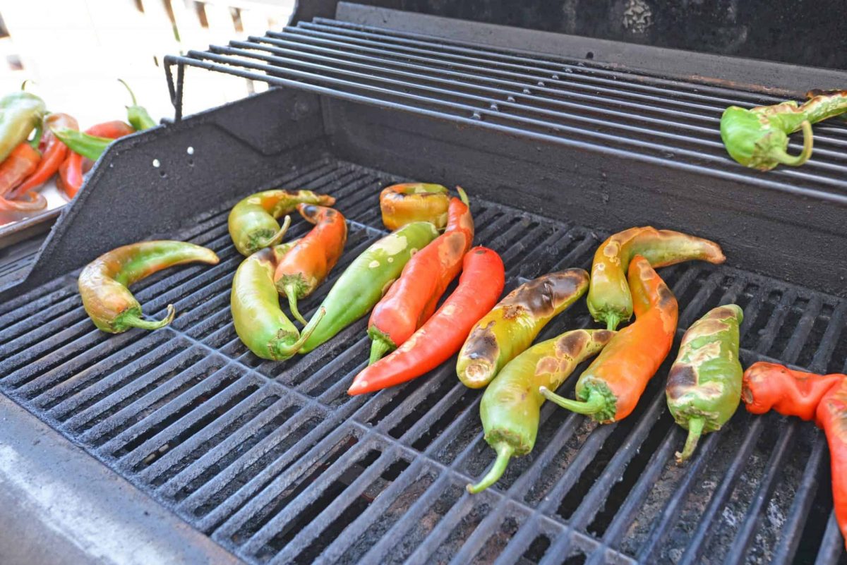 How to Roast Hatch Chile Peppers + VIDEO (Peeling & Freezing Peppers)