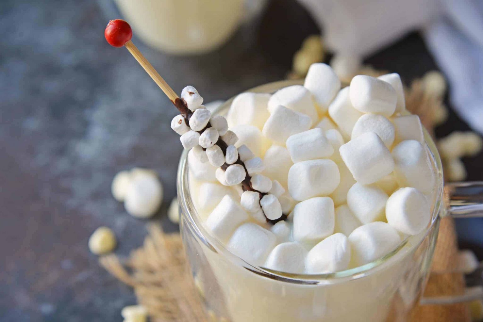 Hot Chocolate Stir Sticks Chocolate And Mini Marshmallows 7816