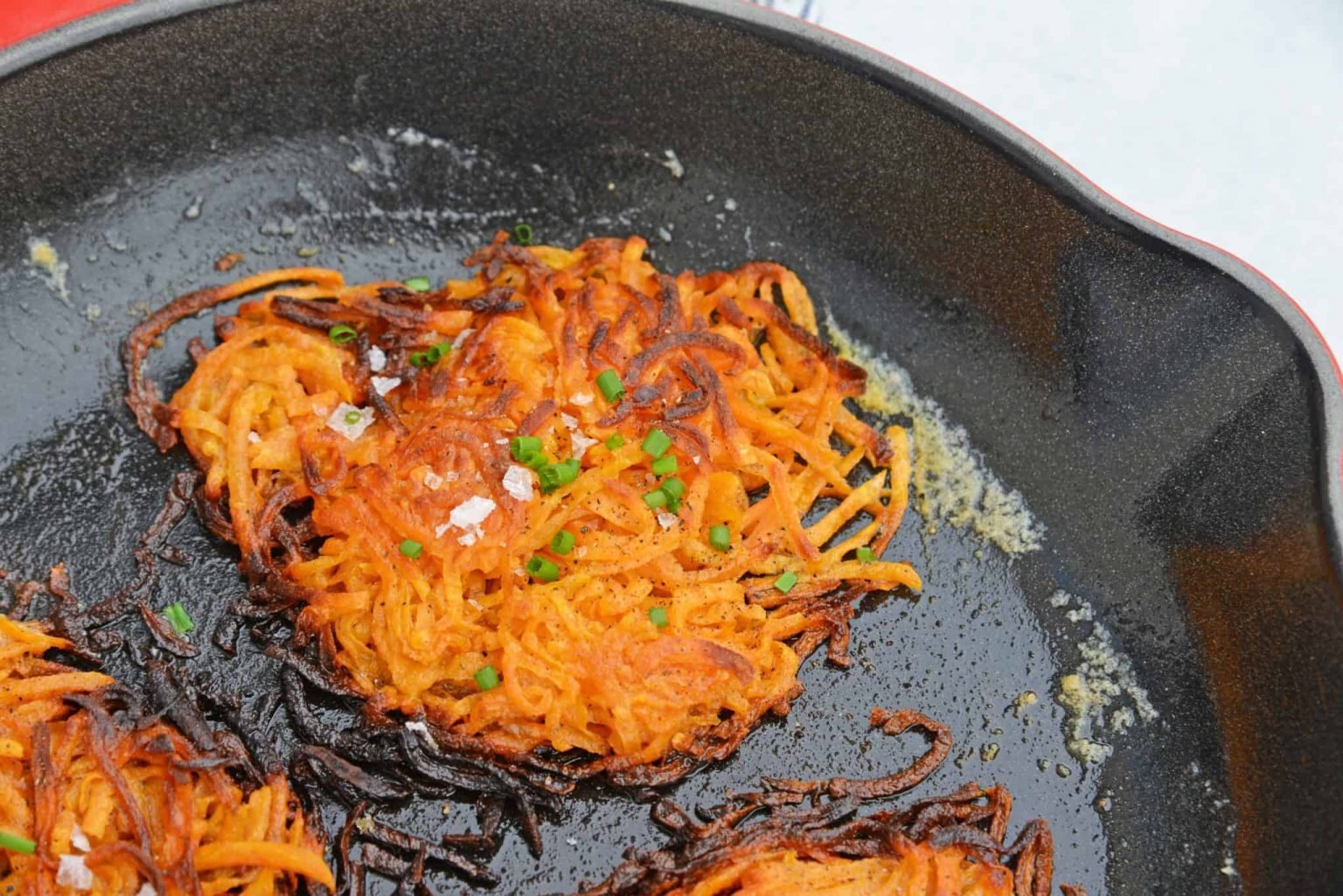 Sweet Potato Hash Browns Shredded Sweet Potatoes Recipe