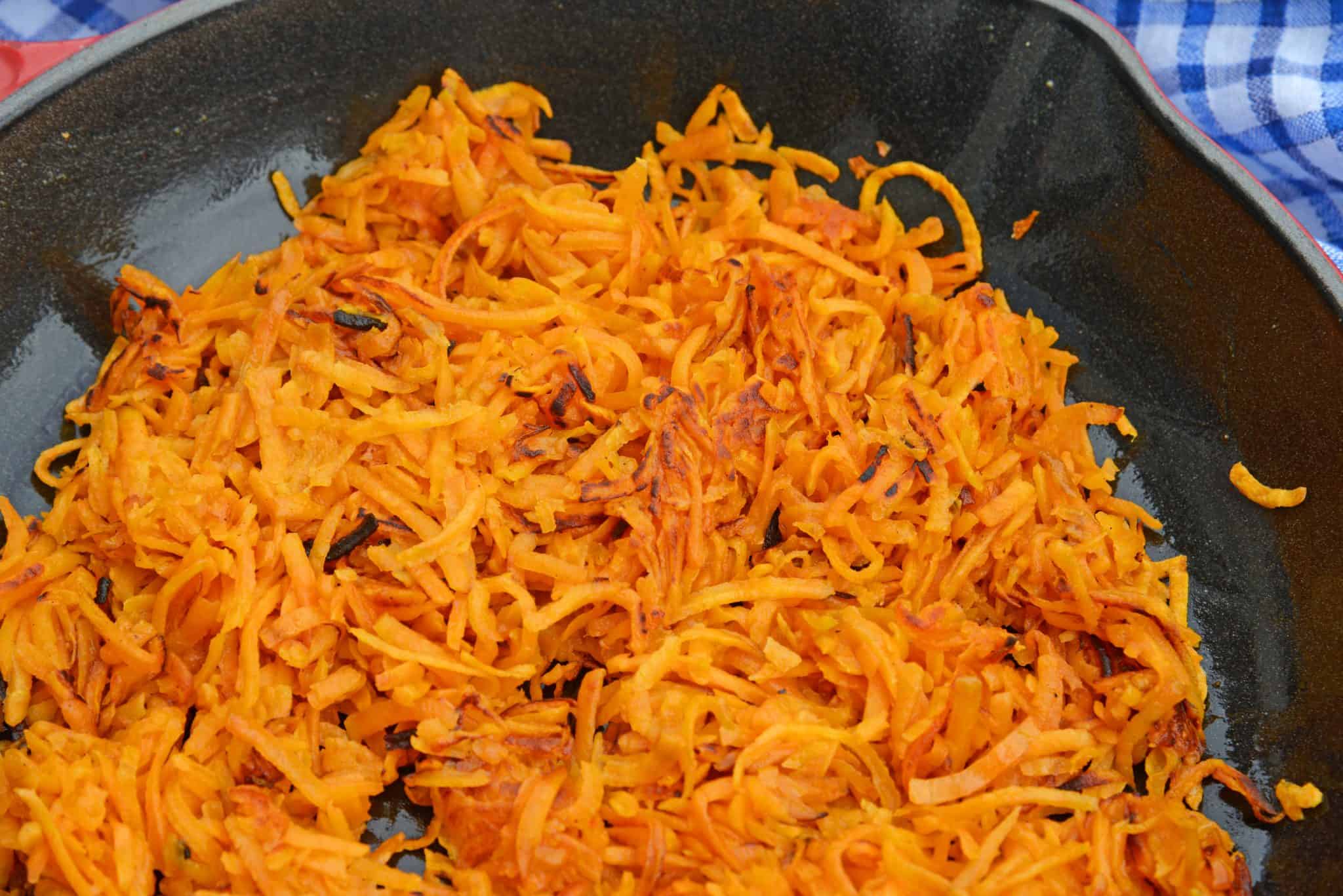 Sweet Potato Hash Browns - Easy Recipe with Shredded Sweet Potatoes