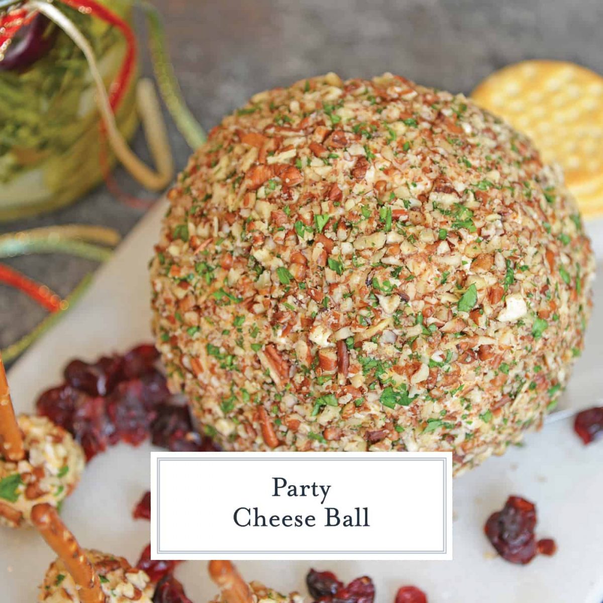 Party Cheese Ball Recipe Cheese Ball with Cream Cheese