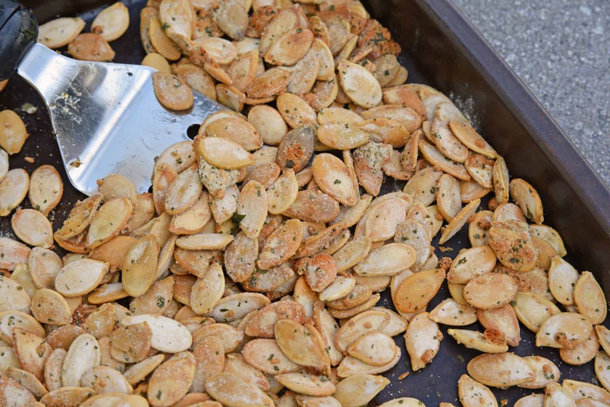 Ranch Flavored Pumpkin Seeds - How To Roast Pumpkin Seeds